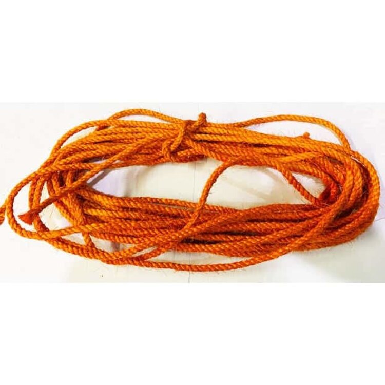 Zoo-Max Zoo Max Orange Sisal Rope (1/4" diameter x 50 feet)