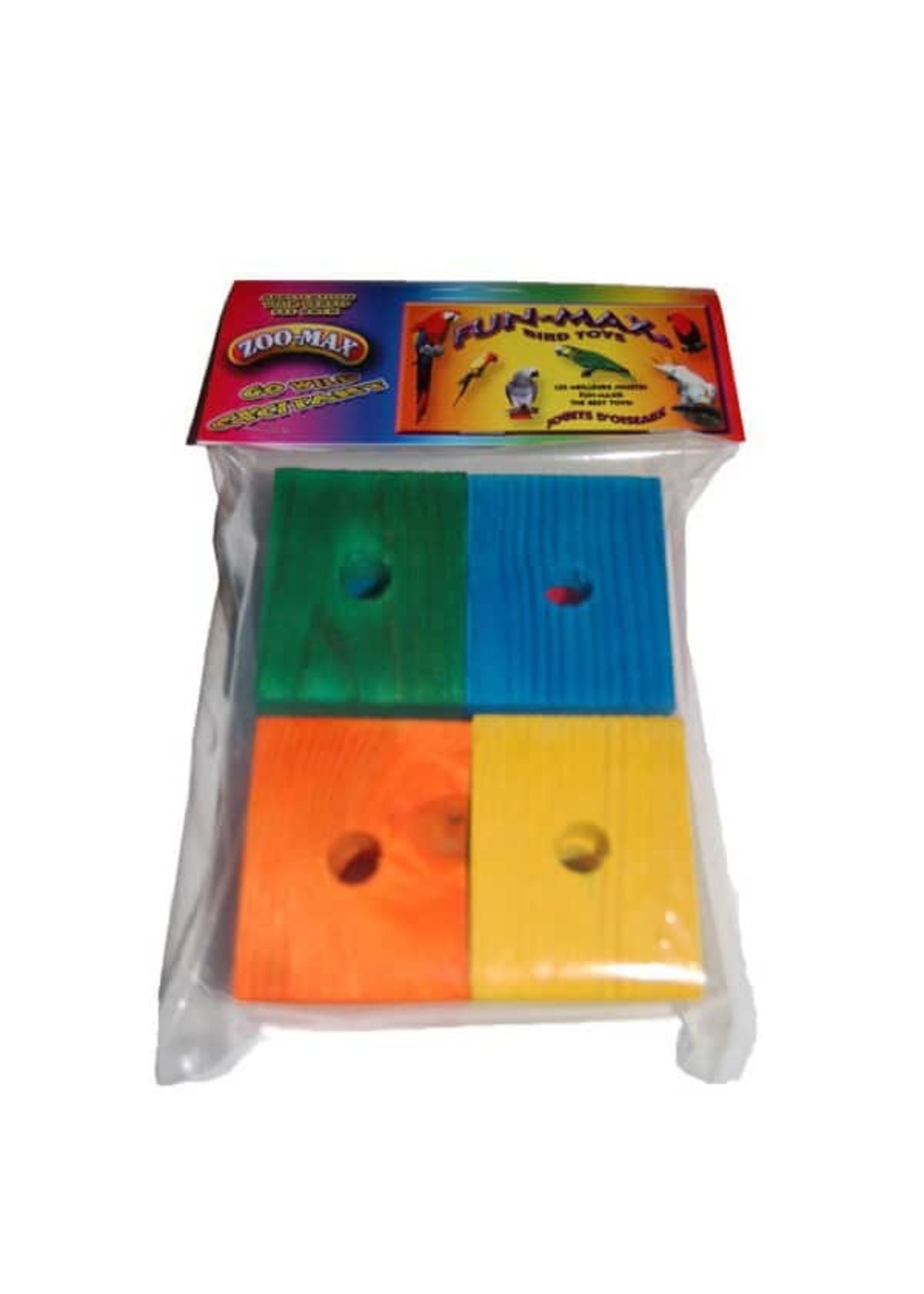 Zoo-Max ZOO MAX  Drilled  Blocks with 1/2 inch hole 0.5″H x 2″W x 2.50″LO