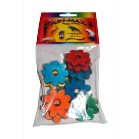 Zoo-Max ZOO MAX Drilled Pine Daisies 1.5 inch diameter 3/8" hole 538