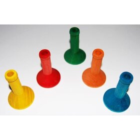 Zoo-Max ZOO MAX Drilled Wood Cylinders (5 pack)  1 3/4" x 2 3/4'' high with 3/8" hole