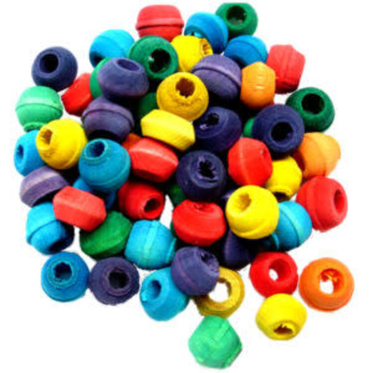 Zoo-Max ZOO MAX Drilled Wood Beads 1/2" diameter with 1/4" hole