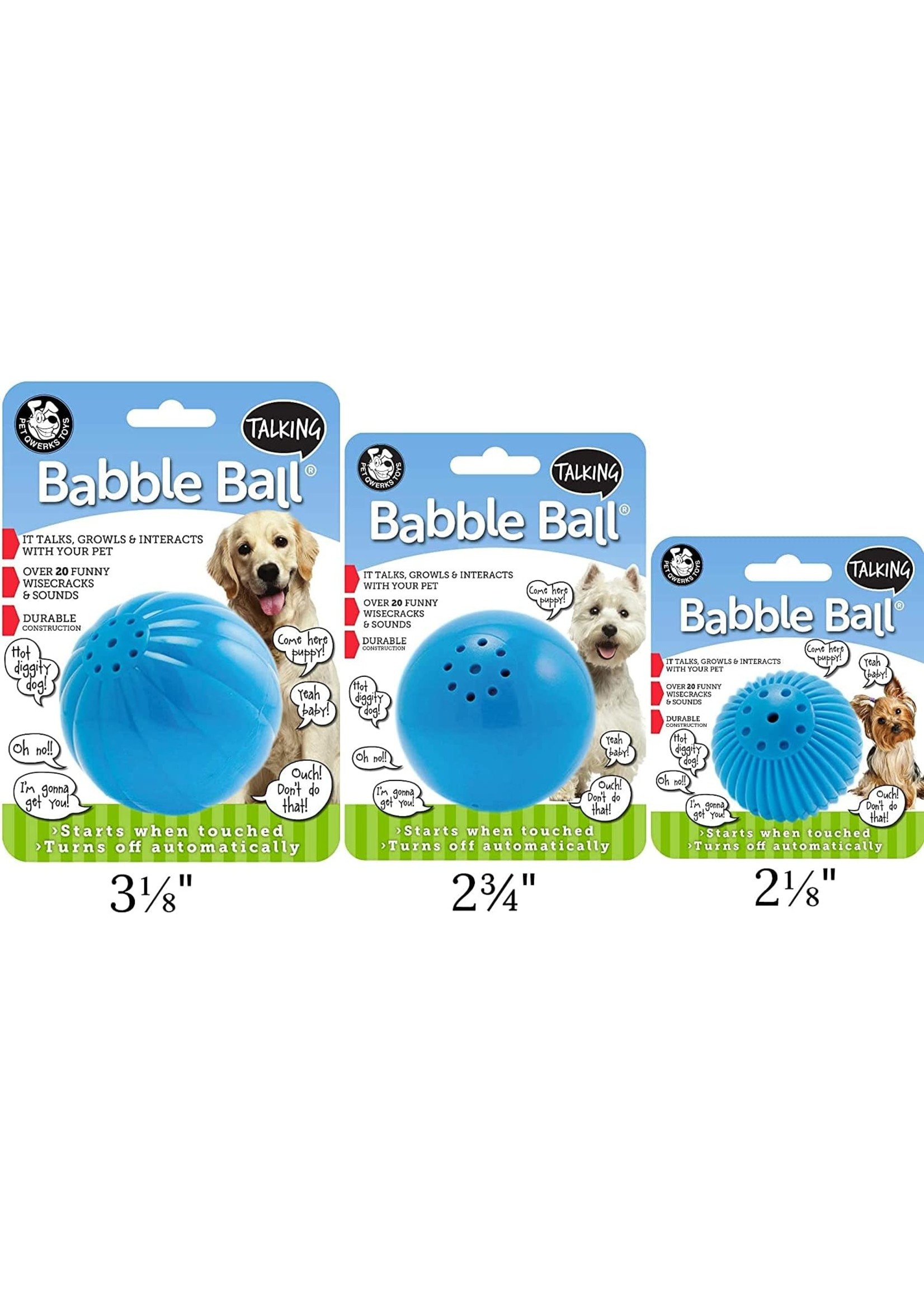 Pet Qwerks PQ  Talking Babble Ball \ Large