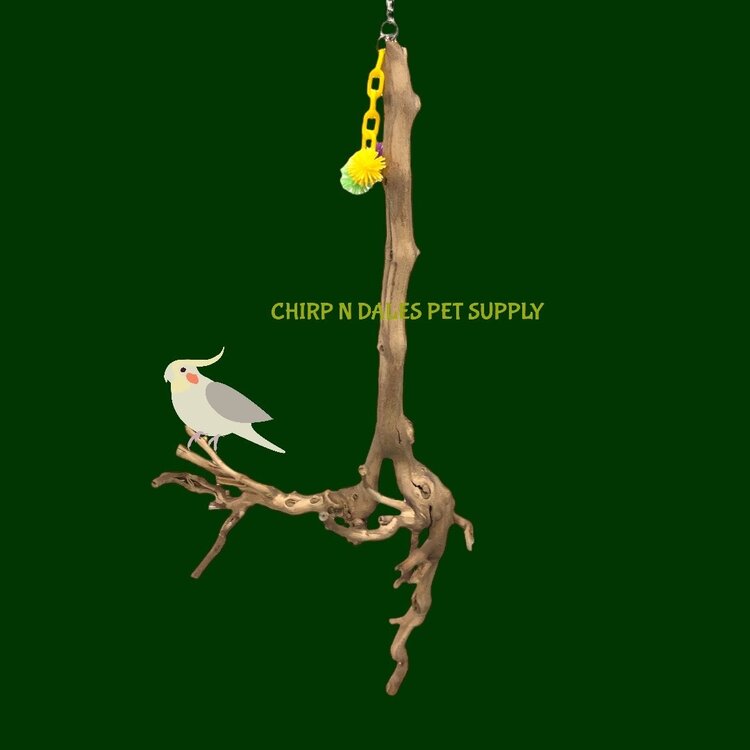 Bonkers Bonkers Hanging Grapewood Swing Medium, Assorted Shapes