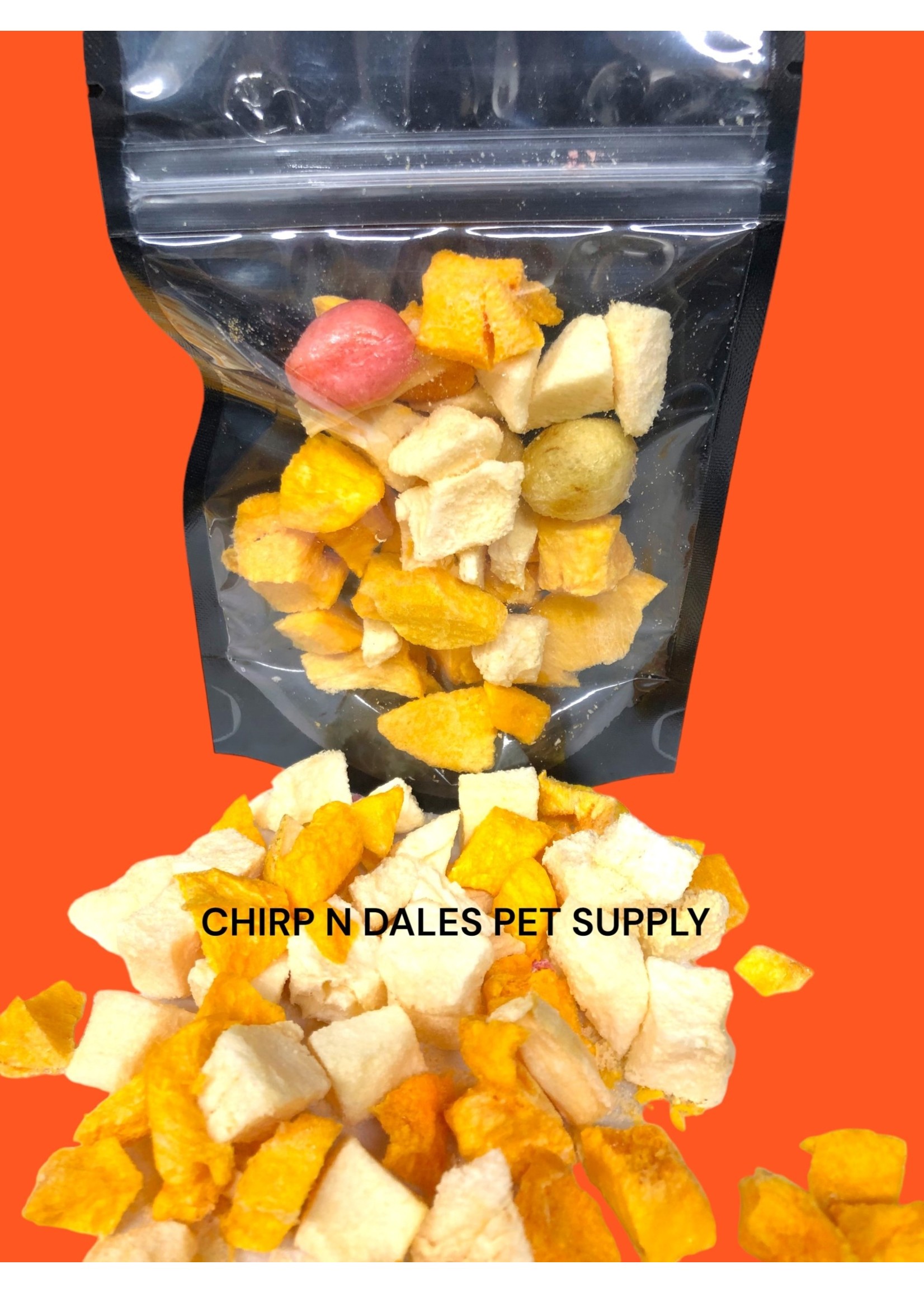 SIMPLY FREEZE DRIED FRUIT COCKTAIL Chirp N Dales Pet Supply