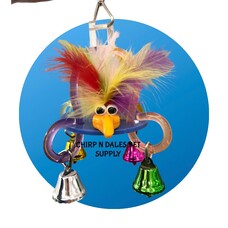 Kings Cages King's Acrylic Toy with 4 Bells K312