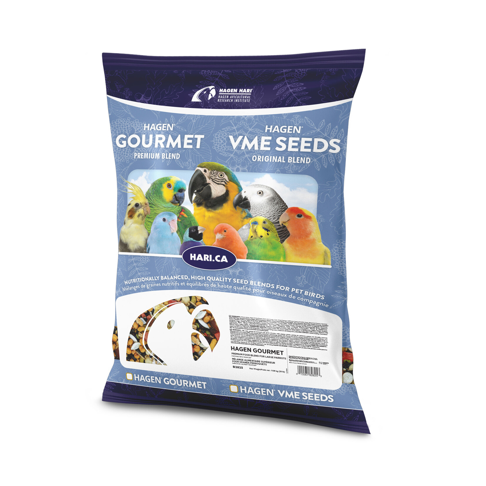 Hari HARI Gourmet Premium Seed Mix for Large Parrots - 9.1 kg (20 lb)  B2825