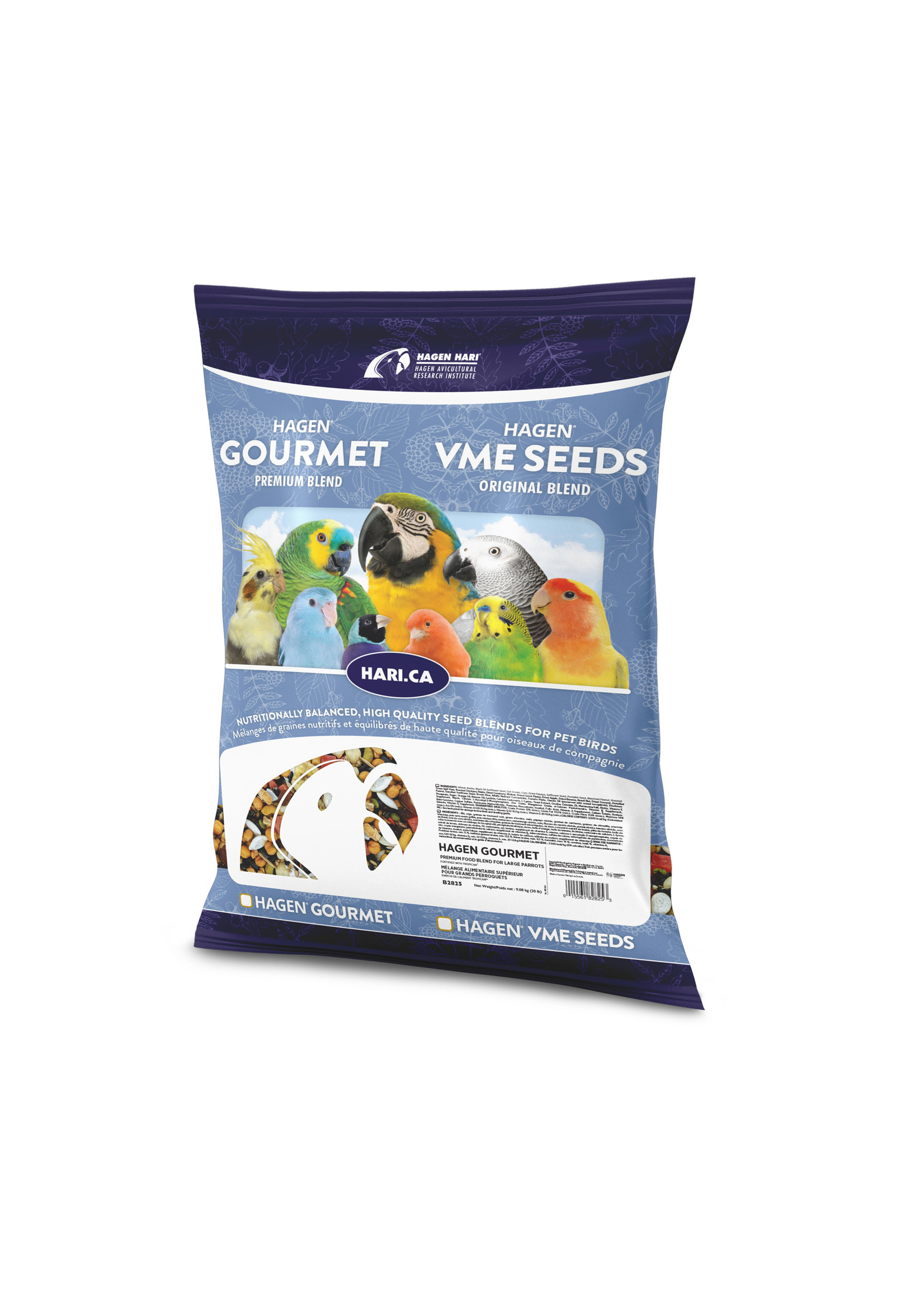 Hari HARI Gourmet Premium Seed Mix for Large Parrots - 9.1 kg (20 lb)  B2825