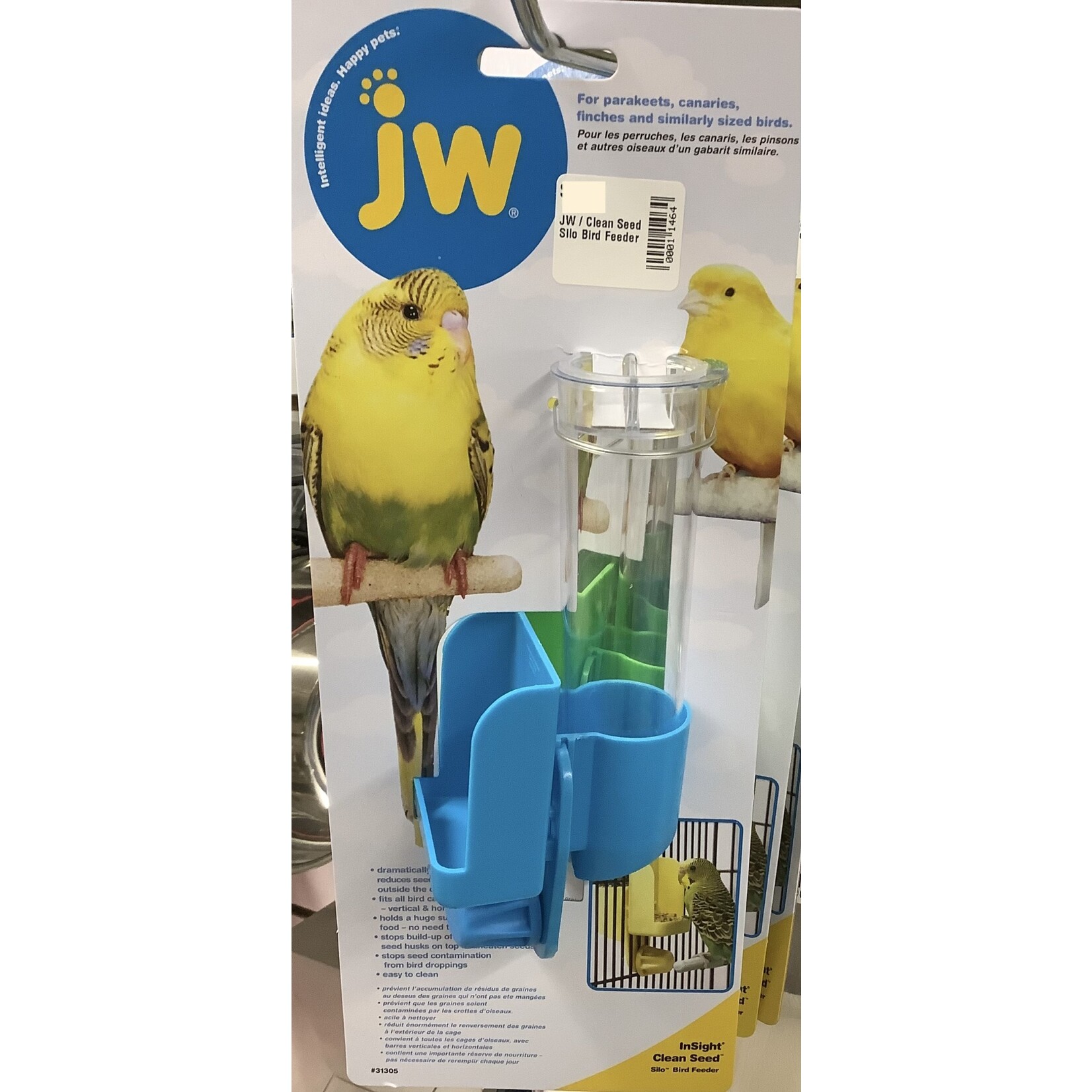 JW JW / Clean Seed Silo Bird Feeder 31305