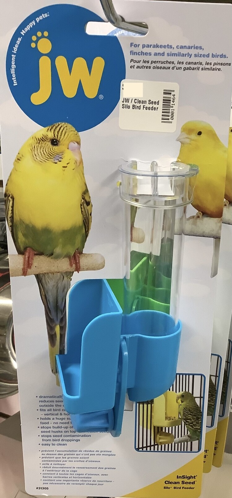 JW JW / Clean Seed Silo Bird Feeder 31305