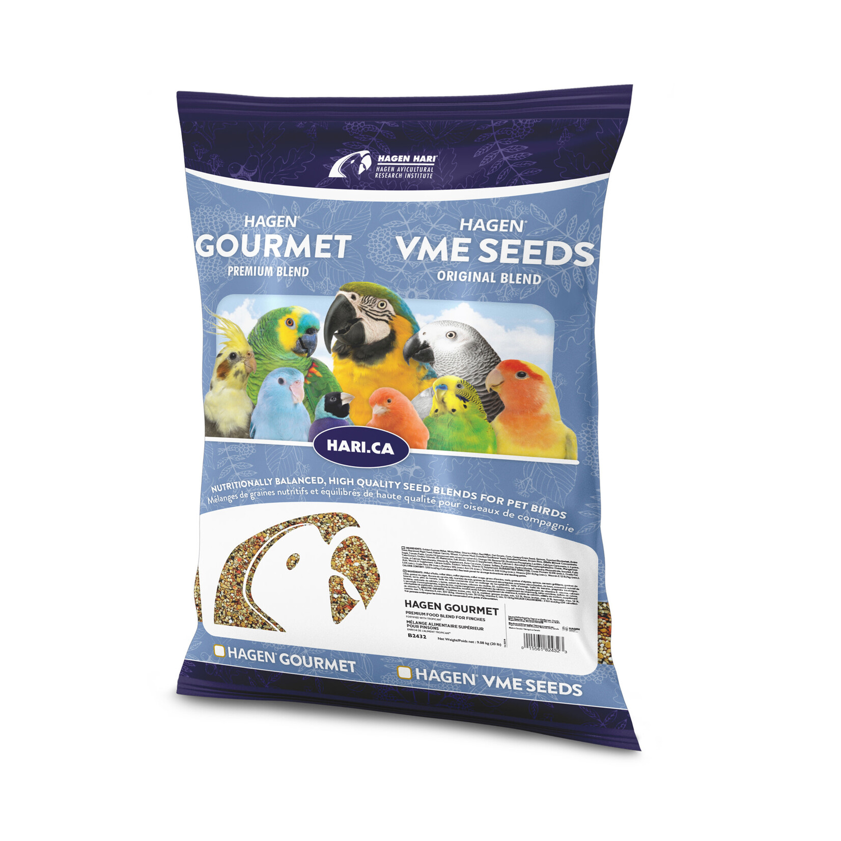 Hari HARI Gourmet Premium Seed Mix for Finches - 9.1 kg (20 lb) B2432