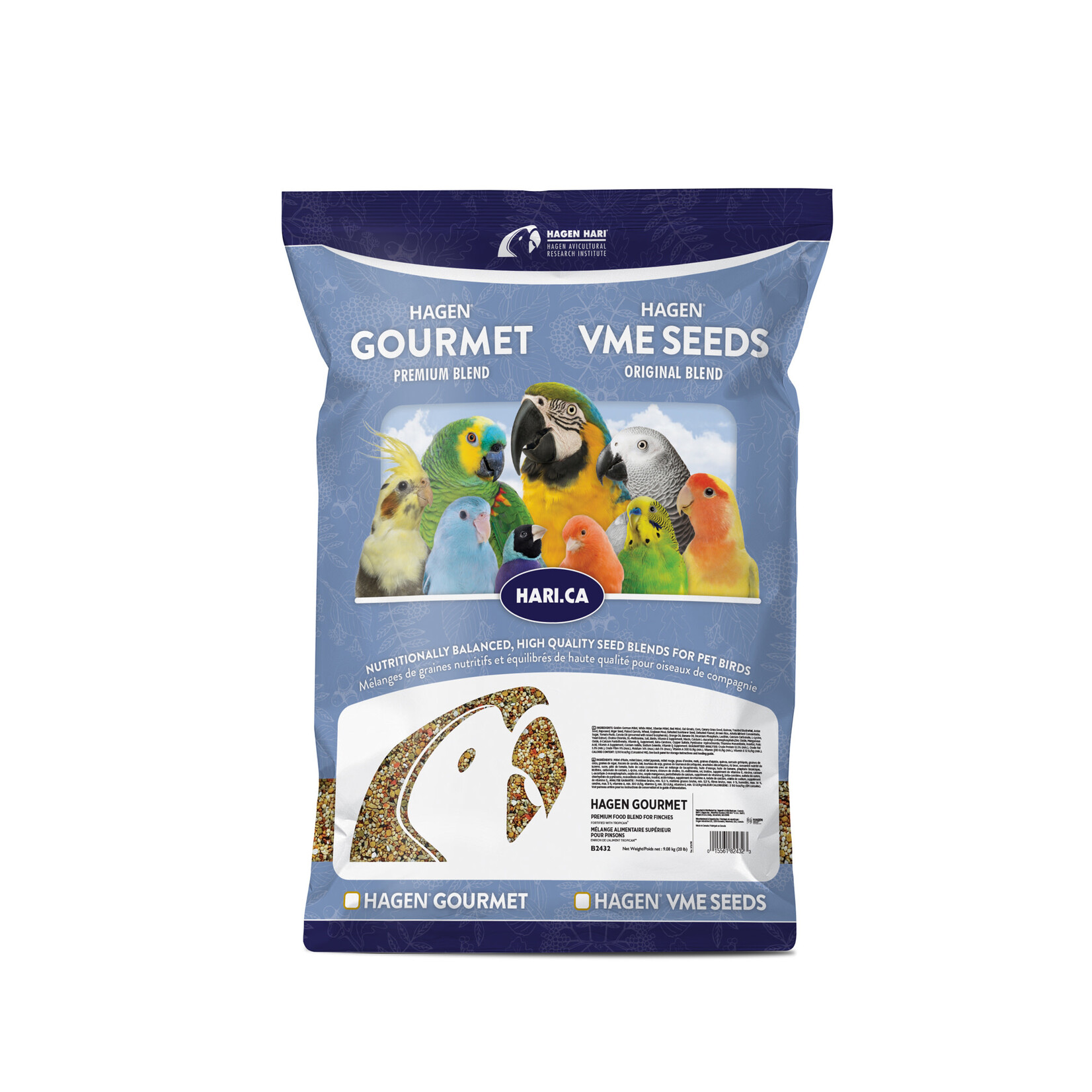 Hari HARI Gourmet Premium Seed Mix for Finches - 9.1 kg (20 lb) B2432