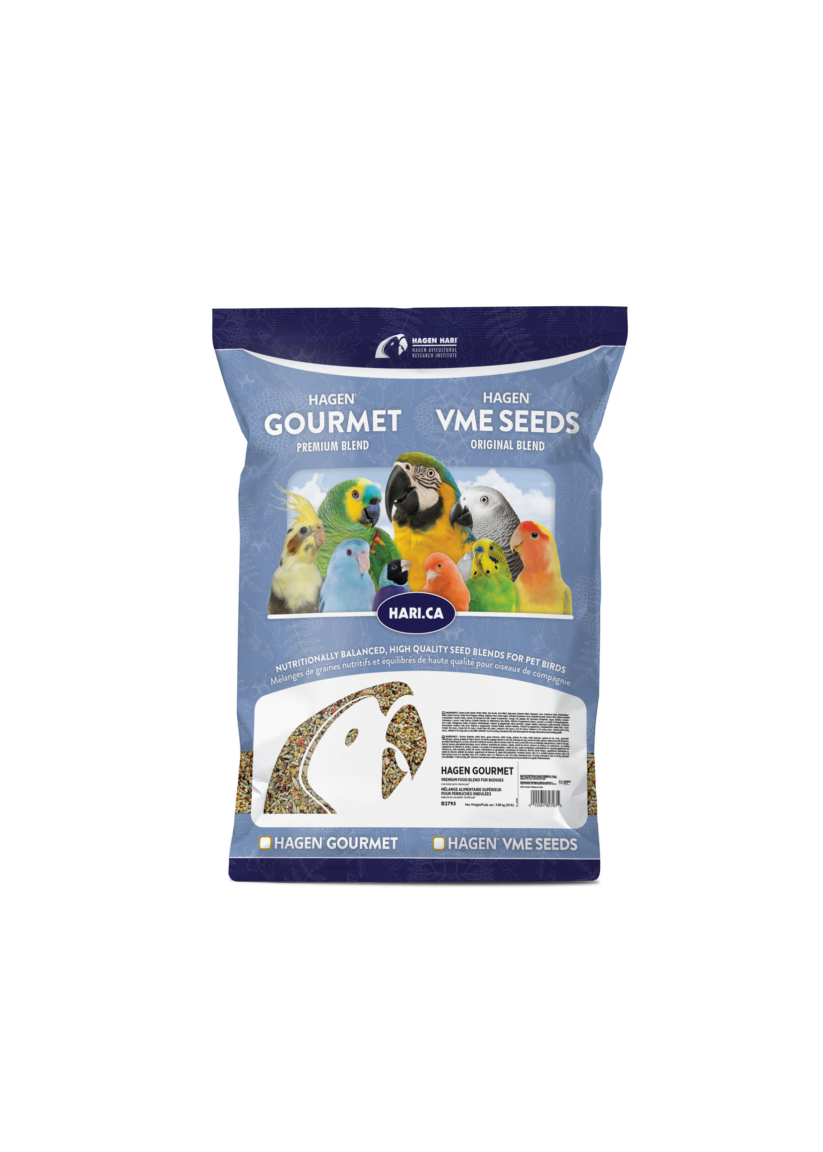 Hari HARI Gourmet Premium Seed Mix for Budgies - 9.1 kg (20 lb) B2793