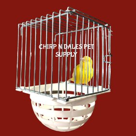 Finch/Canary Wire & Plastic External Mount Nest Box