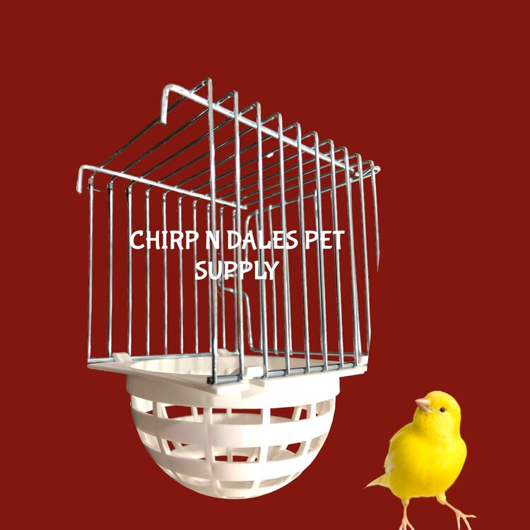 Finch/Canary Wire & Plastic External Mount Nest Box