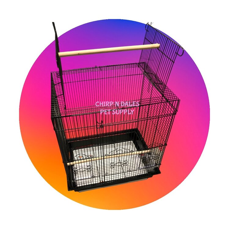 Glitter Pets GP BS03 SQUARE OPEN TOP CAGE