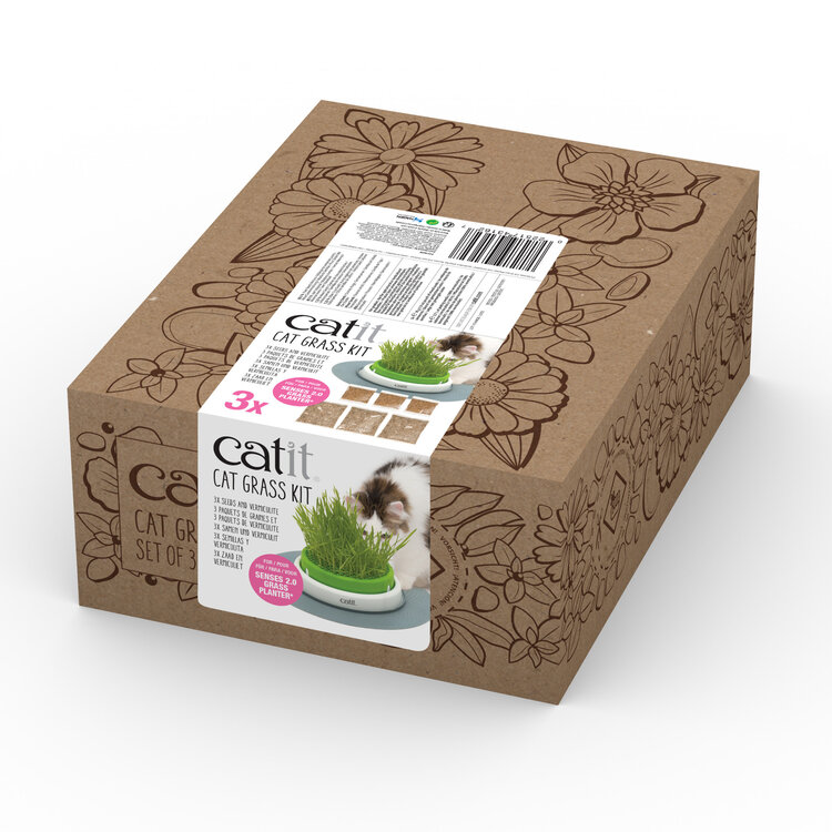 Catit Catit Cat Grass Kit, set of 3