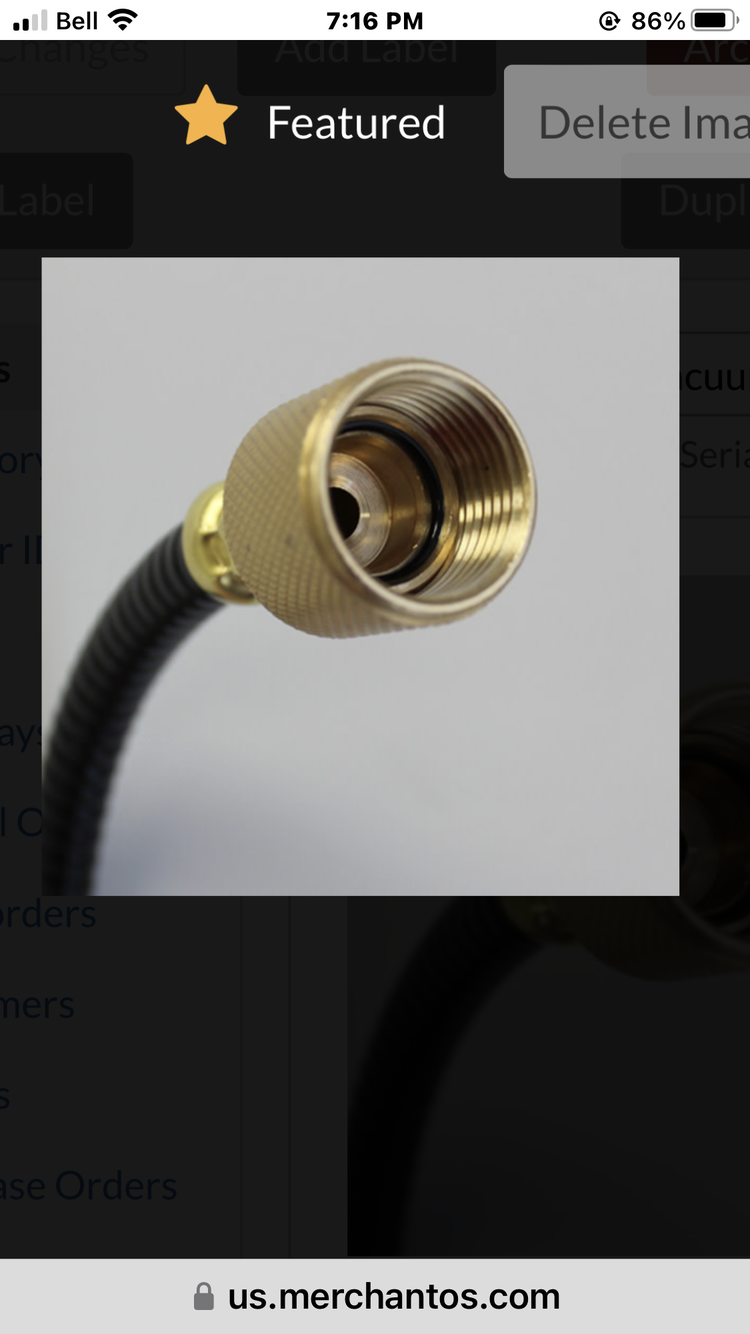 Harvest Right Harvest Right 3/8" Vacuum Hose (Standard JIC, 3/8" X 36")