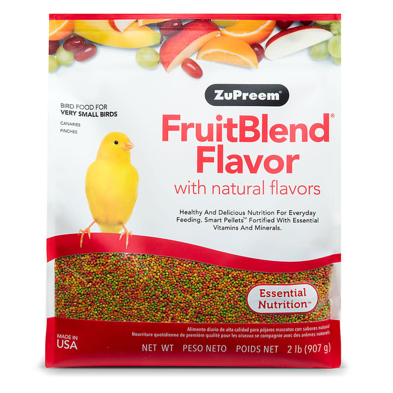 Zupreem Zupreem FruitBlend® Flavor with Natural Flavors for Very Small Birds, 2 lb 80020