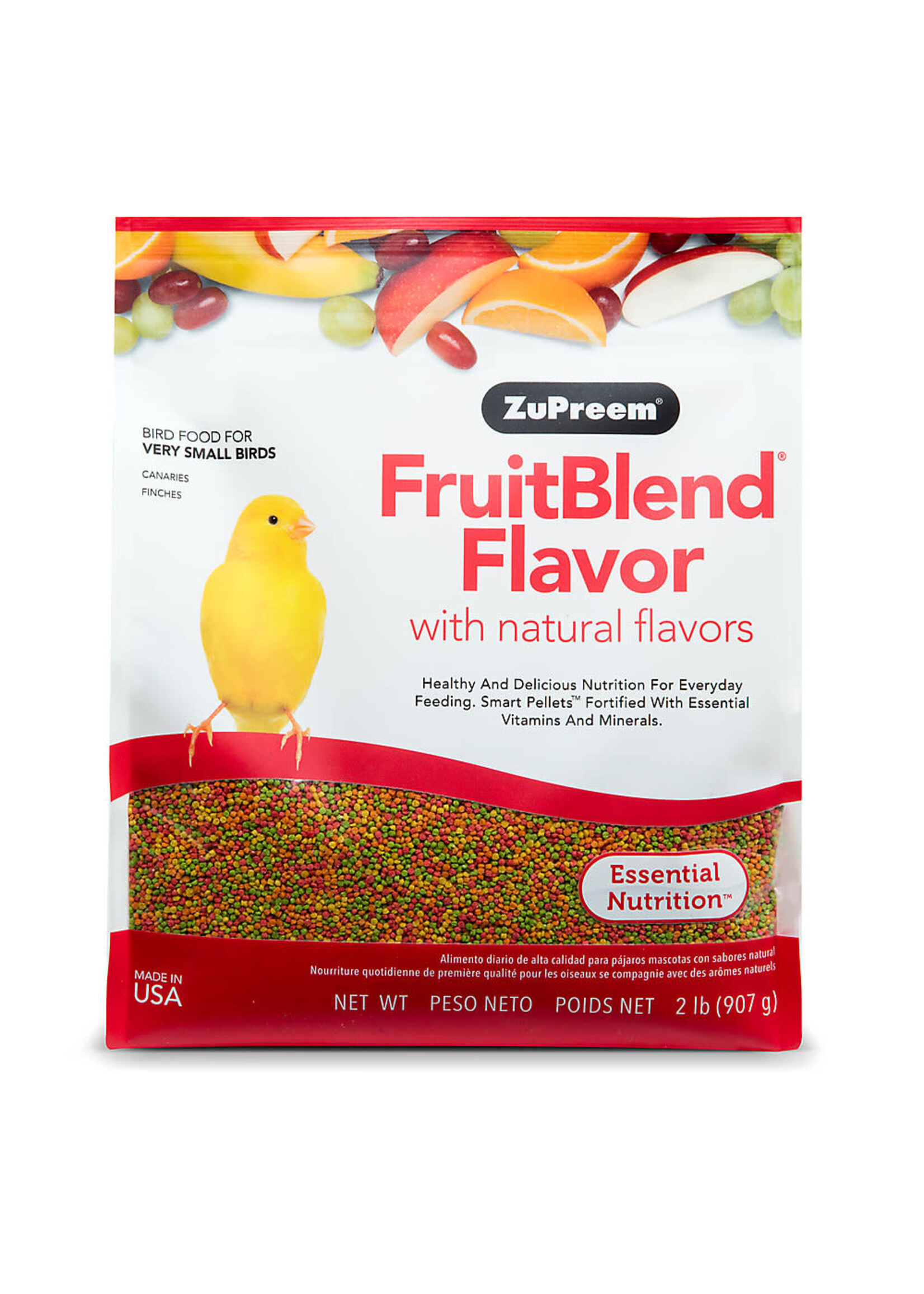 Zupreem Zupreem FruitBlend® Flavor with Natural Flavors for Very Small Birds, 2 lb 80020