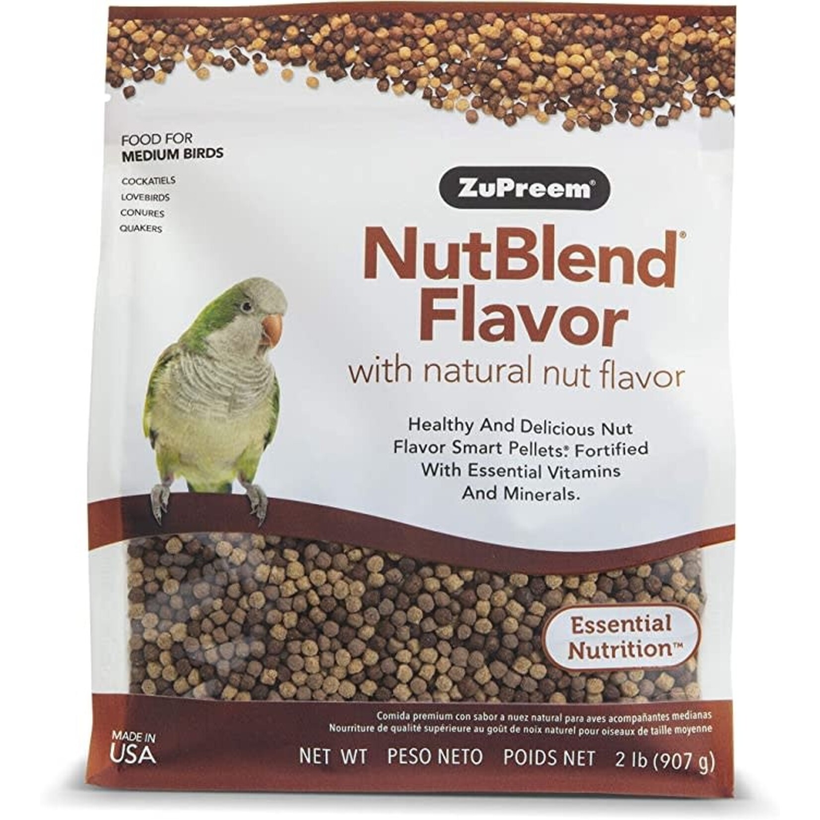 Zupreem Zupreem NutBlend® Flavor with Natural Nut Flavors Medium Birds 2lb