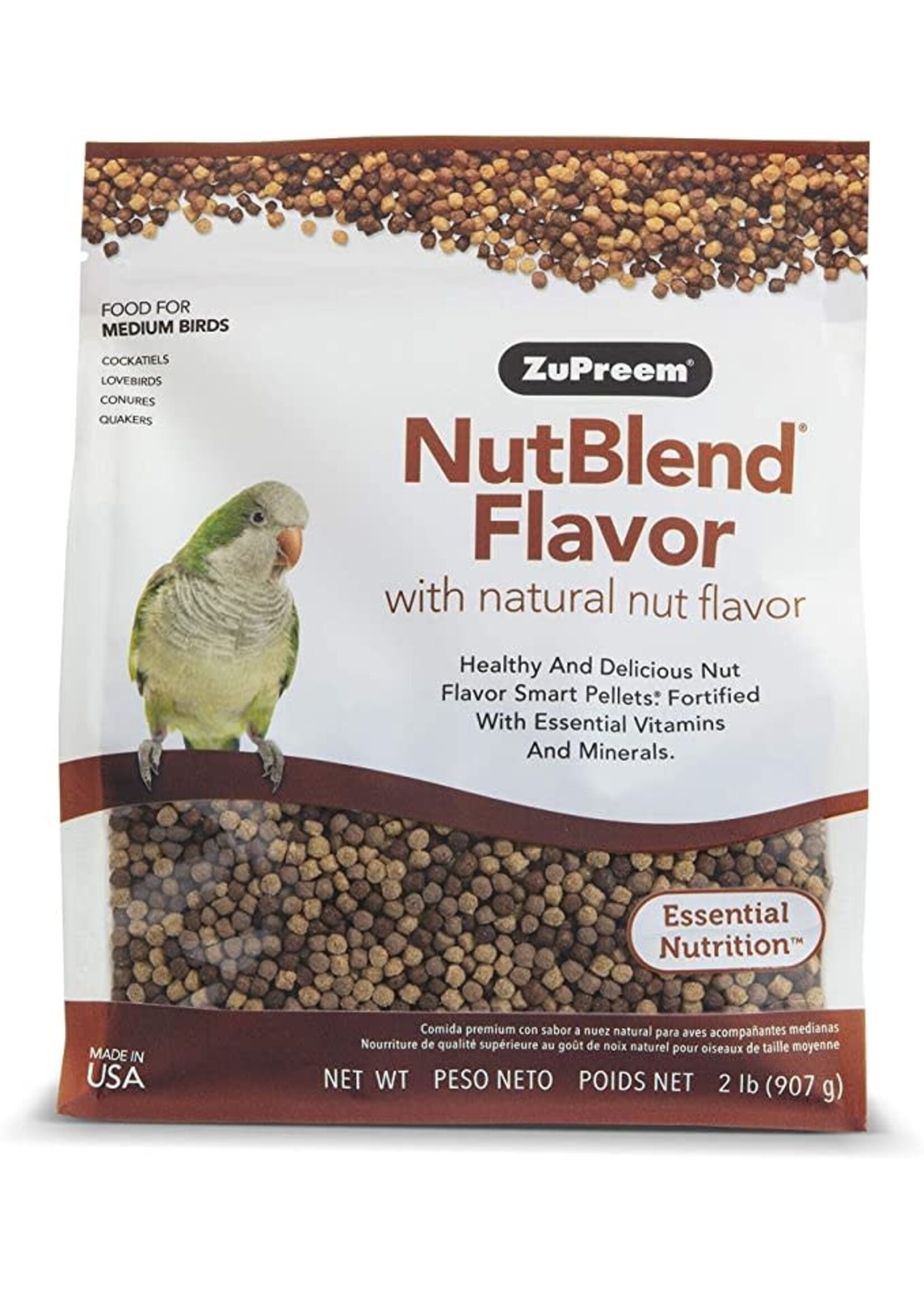 Zupreem Zupreem NutBlend® Flavor with Natural Nut Flavors Medium Birds 2lb