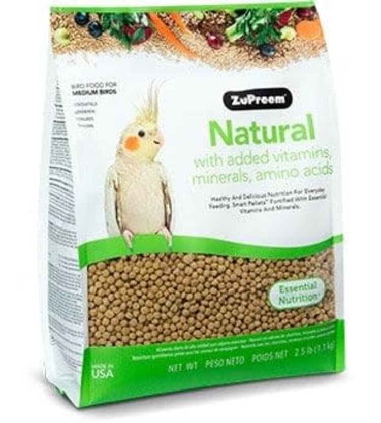 Zupreem ZuPreem  Natural for Medium Birds 2.5lb 92200