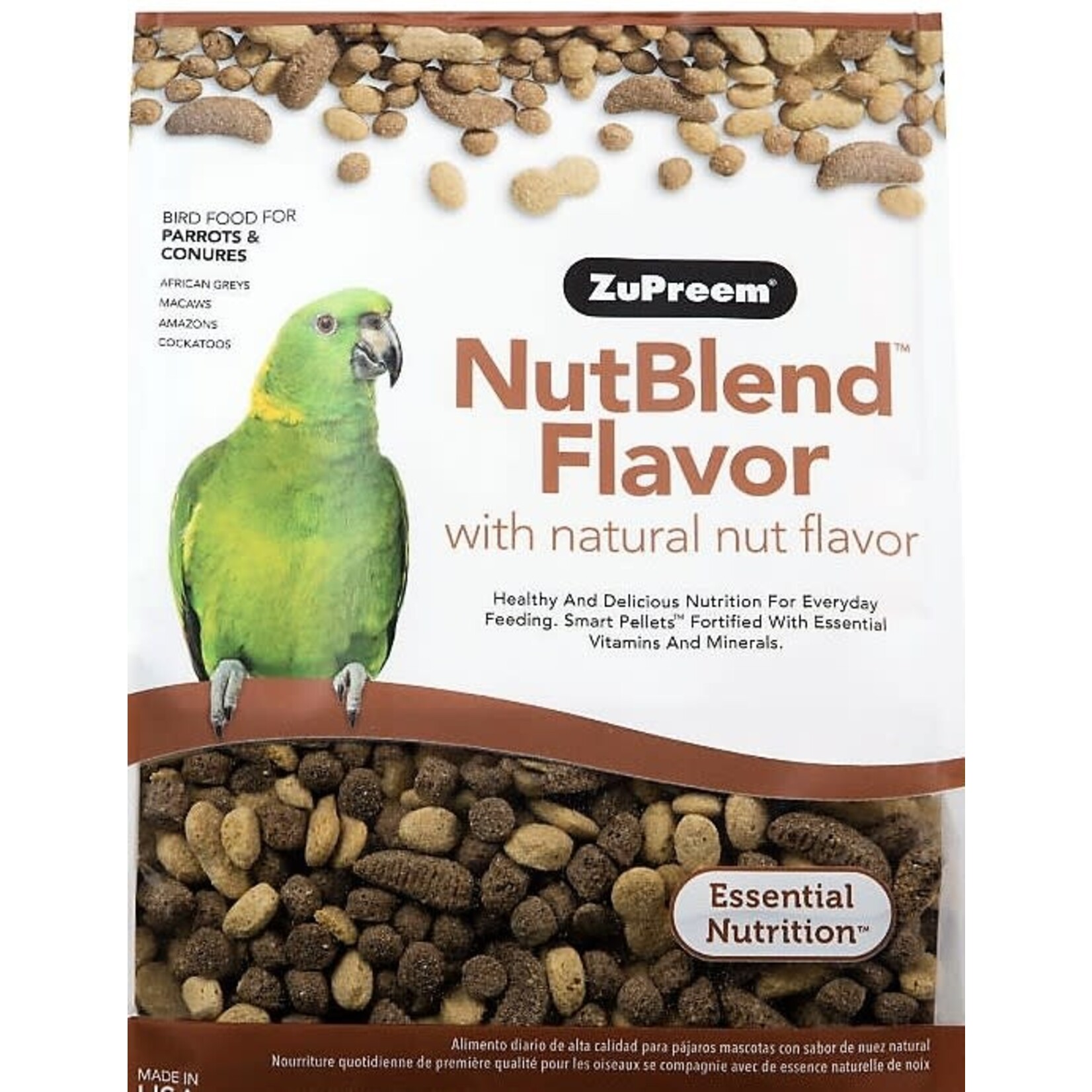 Zupreem Zupreem NutBlend  Parrots and Conures(1 lb) 172 Try Me Sample