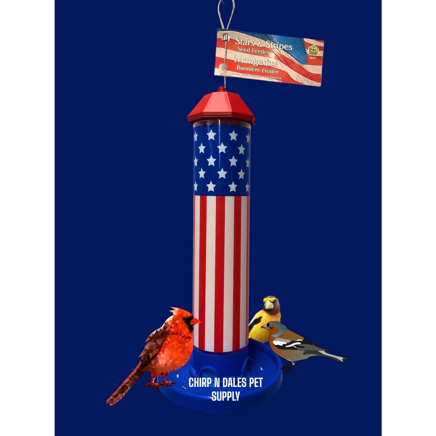 OUR PETS OURPETS® FLAG SEED FEEDER