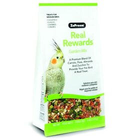 Zupreem Zupreem "Real Rewards - Garden Mix" Vegetable & Nut Treats For Medium Birds 6oz 49700