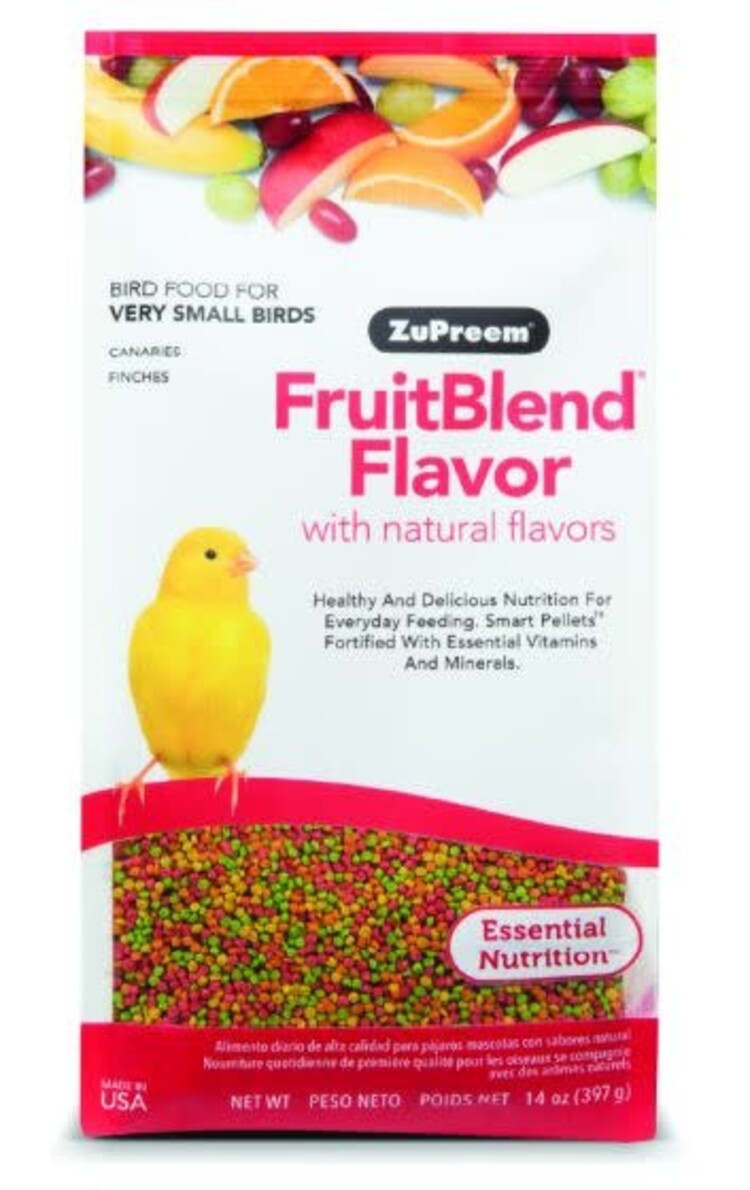 Zupreem ZuPreem "Fruitblend" Food For Finches, Canaries & Very Small Birds 0.875lbs 80000