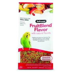 Zupreem ZuPreem "Fruitblend" Food For Parakeet, Budgies, Parrotlet & Small Birds 0.875lbs 81000