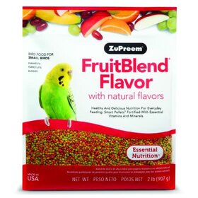 Zupreem ZuPreem "Fruitblend" Food For Parakeet, Budgies, Parrotlet & Small Birds 2lbs 81020