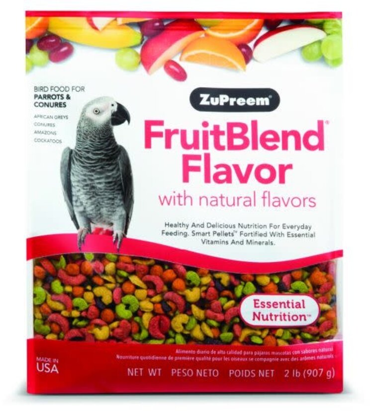 Zupreem ZuPreem "Fruitblend" Food For Parrots & Conures 2lbs 83020