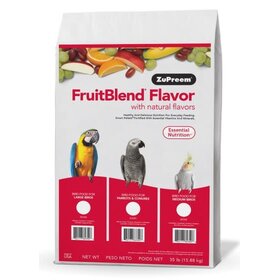 Zupreem ZuPreem "Fruitblend" Food For Parrots & Conures 35lbs 83350