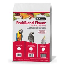 Zupreem ZuPreem "Fruitblend" Food For Macaws, Parrots, Cockatoos & Other Large Birds 17.5lbs 84170