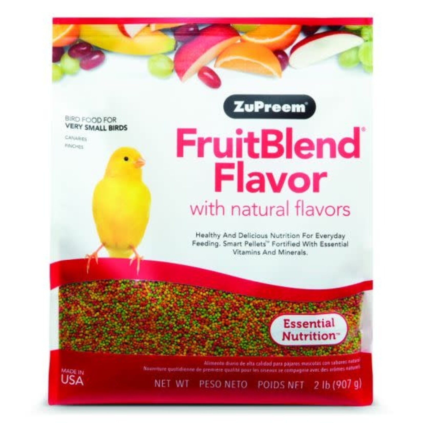 Zupreem Zupreem FruitBlend® Flavor with Natural Flavors for Very Small Birds, 2 lb 80020
