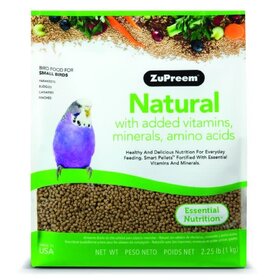 Zupreem ZuPreem "Natural" Food For Parakeets, Canaries, Finches & Other Small Birds 2.5lbs 91200