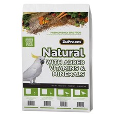 Zupreem ZuPreem "Natural" Food For Cockatiel, Lovebirds & Medium Birds 20lbs 92500