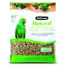 Zupreem ZuPreem "Natural" Food For Conure, Small Cockatoos & Other Medium To Large Parrot 3lbs 93200