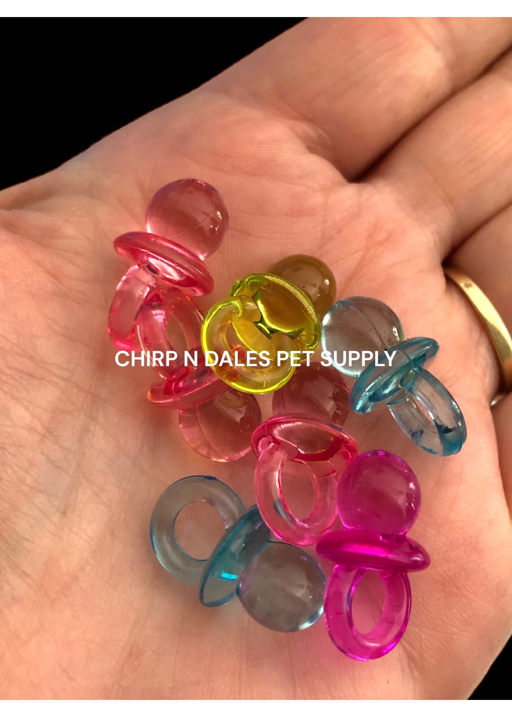 Chirp N Dales Mini Pacifiers Assorted Colors