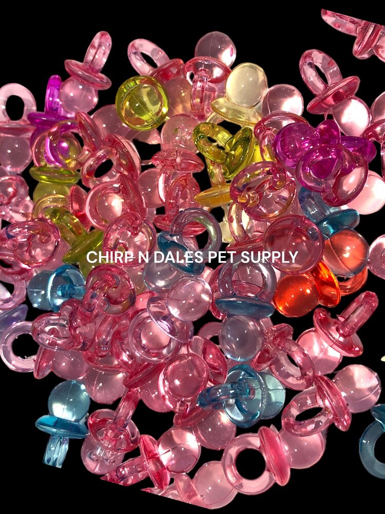 Chirp N Dales Mini Pacifiers Assorted Colors