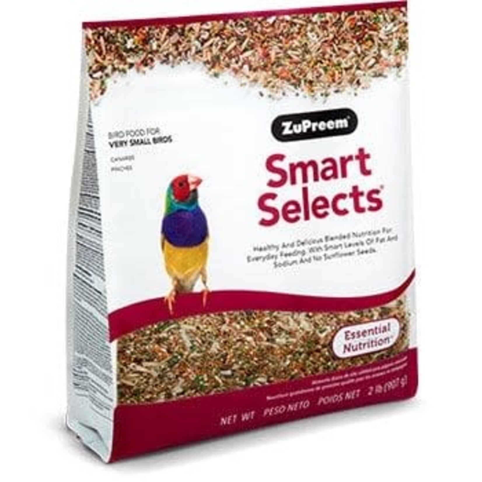 Zupreem ZuPreem "Smart Selects" Food For Finches, Canaries & Very Small Birds 2lbs 30020