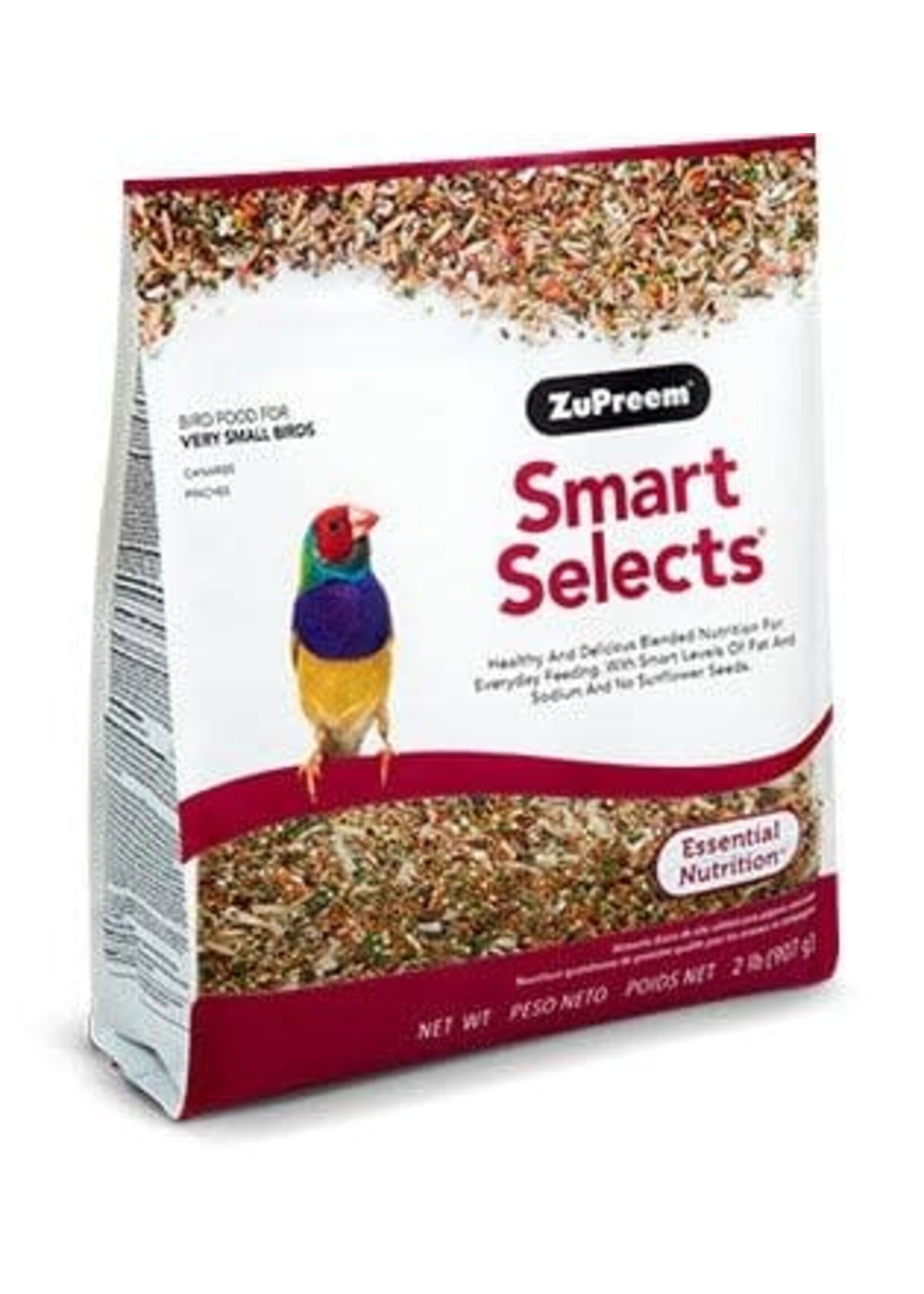 Zupreem ZuPreem "Smart Selects" Food For Finches, Canaries & Very Small Birds 2lbs 30020
