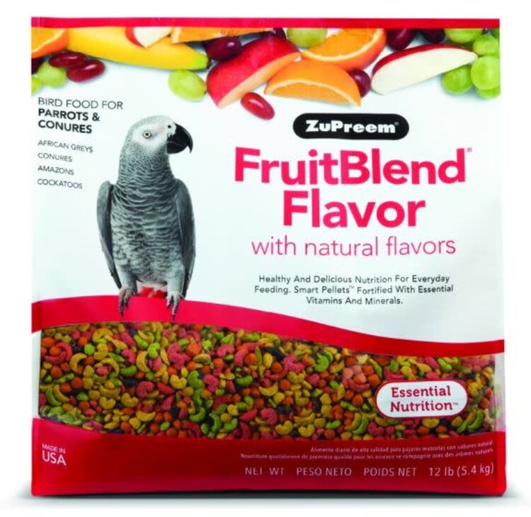 Zupreem ZuPreem "Fruitblend" Food For Conure, Small Cockatoos & Other Medium To Large Parrot 12lbs 31206