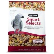 Zupreem ZuPreem "Smart Selects" Food For Conure, Small Cockatoos & Other Medium To Large Parrot 4lbs 33040