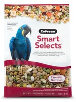 Zupreem ZuPreem "Smart Selects" Food For Macaws, Parrots, Cockatoos & Other Large Birds 4lbs 34040