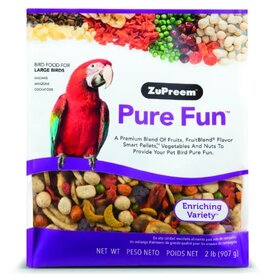 Zupreem ZuPreem "Pure Fun" Food For Macaws, Parrots, Cockatoos & Other Large Birds 2lbs 38020