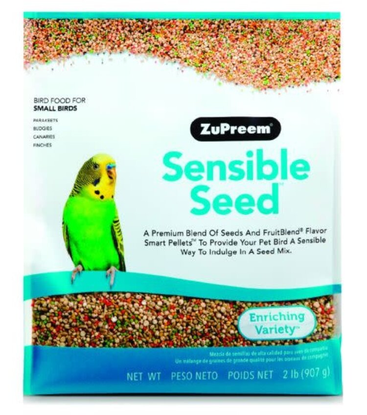 Zupreem ZuPreem "Sensible Seed" Food For Parakeet, Budgies, Parrotlet & Small Birds 2lbs 45020
