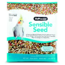 Zupreem ZuPreem "Sensible Seed" Food For Cockatiel, Lovebirds & Medium Birds 2lbs 46020