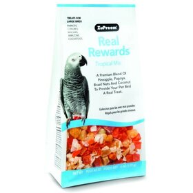 Zupreem ZuPreem "Real Rewards - Tropical Mix" Fruit & Nut Treats For Large Birds 6oz 49600